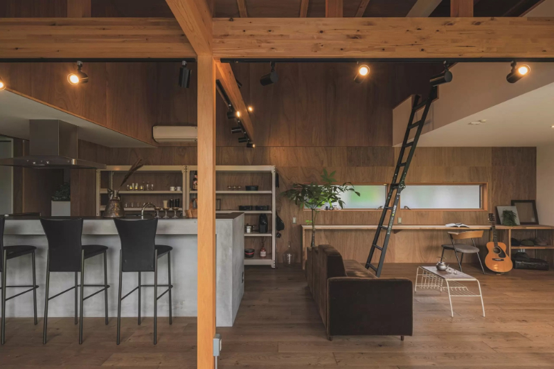 自然素材と暮らす、ラフで心地いい家_LDK